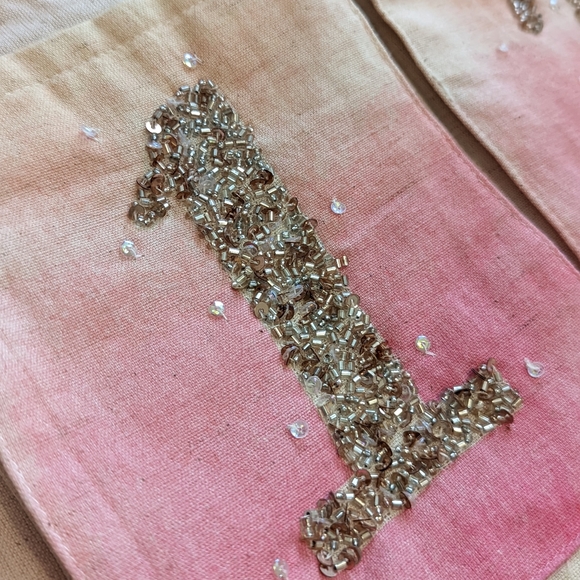 Be Happy Rainbow Canvas Hanging Pocket Organizer - Picture 6 of 11